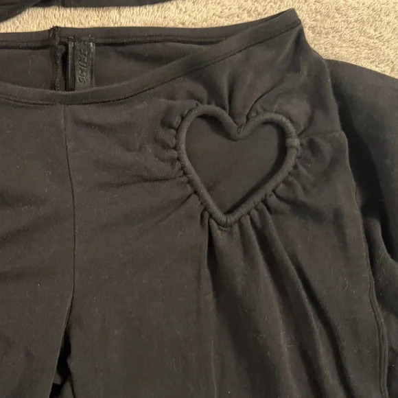 SKIMS - Valentines Heart Cotton Blend Jersey Set Small Top & XS Pants - Picture 9 of 11